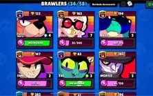 Conta Brawl stars 9803 troféus com 34 brawlers