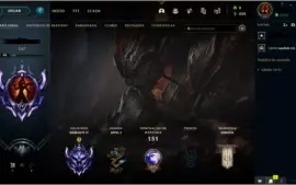 Conta Diamante 4, 42 campeões, 15 skins + 8 skins no espólio