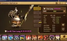 Conta Summoners Wars 3 LD Nat 5 Mid-game