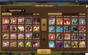 Conta Summoners Wars 3 LD Nat 5 Mid-game