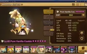 Conta Summoners Wars 3 LD Nat 5 Mid-game
