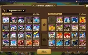 Conta Summoners Wars 3 LD Nat 5 Mid-game