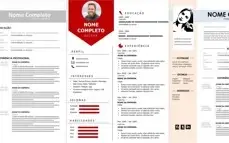 Pacote Modelos De Currículos +80 Modelos Editáveis Pro