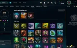 Conta LOL - Ouro IV, 65% de WR