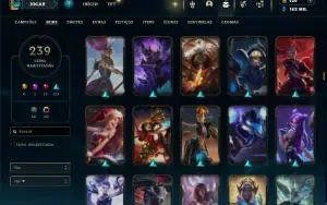 Ferro 4 com TODOS os champs e 239 Skins ( Mais de 50 Jogos )