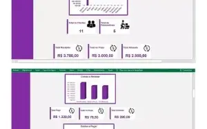 Planilha Controle Financeiro E Cadastro De Clientes E Vendas