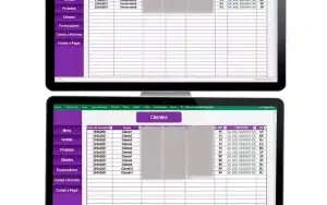Planilha Controle Financeiro E Cadastro De Clientes E Vendas