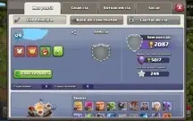 Conta clash of clans cv10 recente