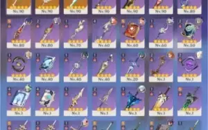 Conta Genshin Impact Ar56, f2p, personagens biuldados