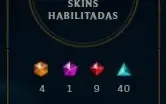 Conta lol criada em 2012, morgana vitoriosa R$ 1000 em skins