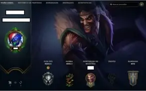 Conta lol criada em 2012, morgana vitoriosa R$ 1000 em skins