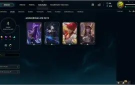CONTA LOL PLATINA 1
