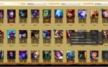 CONTA 118 CHAMPS E 40 SKINS - SEM ELO