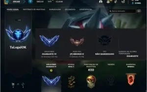 a venda conta League of Legends high elo