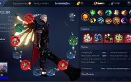 Conta Mir4 SA - Guerreiro LVL 88 - 125k Power