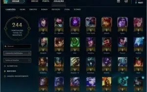 Conta Ouro 1 99 Skins e 99 Campeões