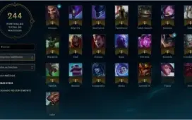 Conta Ouro 1 99 Skins e 99 Campeões