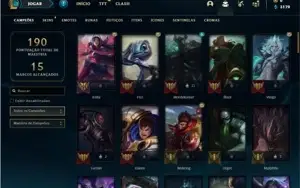 Conta Bronze 2 com 82 Champs e 33 Skins