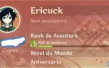 Conta AR40 com 4 personagens 5 estrelas
