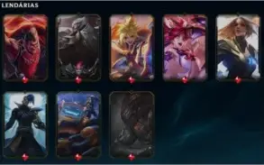 CONTA LOL 🌟 DIAMANTE 2 🌟 84 SKINS 🌟 110 CAMPEOES