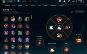 Conta prata 2 com TODOS os champs e 192 Skins + 106 Cromas