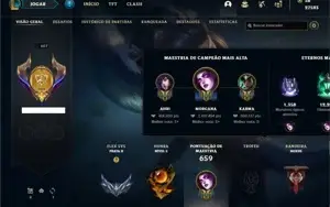 Conta prata 2 com TODOS os champs e 192 Skins + 106 Cromas