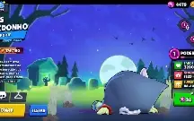 Conta Brawl Stars com skins Bob Esponja, Natal, Halloween +