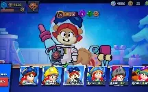 Conta Brawl Stars com skins Bob Esponja, Natal, Halloween +