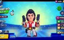 Conta Brawl Stars com skins Bob Esponja, Natal, Halloween +