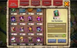 Embate do Castelo/Castle Clash: 118k 9 heróis evo 4kk honra