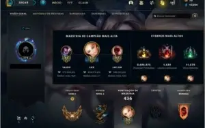 CONTA GOLD1 273 SKINS + CONTA VALORANT