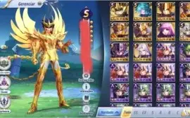 Conta Saint Seiya Awakening Lv 45 Server A-8 Gemini +26 S