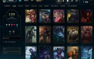 Conta De Lol/Full Acesso/ 109 Skins/ Level 312 /829 Rp /