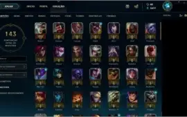 CONTA LEAGUE OF LEGENDS - DIAMANTE 5 (s8)
