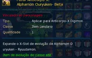 Conta Ladmo bem adiantada com iten  AOX