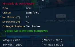 Conta Ladmo bem adiantada com iten  AOX