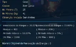 Conta Ladmo bem adiantada com iten  AOX