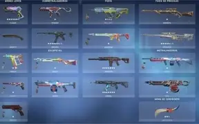 conta valorant com bastante skin full acesso