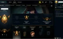Conta League of Legends Ouro 1 46 Skins