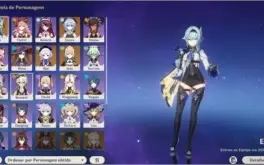 Conta com Ganyu, eula, mona, qiqi, jean !!!