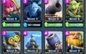 CLASH ROYALE 11 LENDÁRIAS LEVEL 10 QUASSE 11 3345 TROFEUS