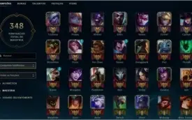 LOL > Conta Prata 3 90+champs 30+skin com lendárias barato