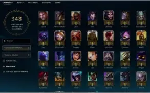 LOL > Conta Prata 3 90+champs 30+skin com lendárias barato