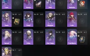 STAR RAIL 8T5 + GENSHIN 18T5 AR55, Scaramouche,Nahida,chasca