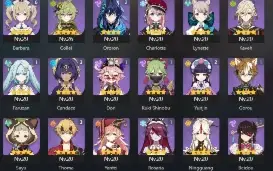 STAR RAIL 8T5 + GENSHIN 18T5 AR55, Scaramouche,Nahida,chasca
