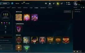 Conta diamante com mais de 120 champs, 79 skins