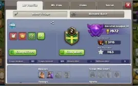 CLASH OF CLANS CV 10 quase full 10 mil gemas