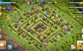 CLASH OF CLANS CV 10 quase full 10 mil gemas