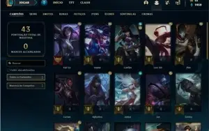 Conta diamante 3 com 31 Champs e 7 Skins ( 48 PDL )