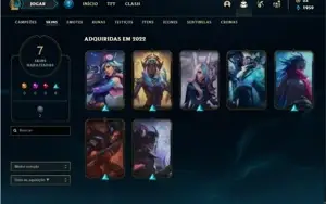 Conta diamante 3 com 31 Champs e 7 Skins ( 48 PDL )